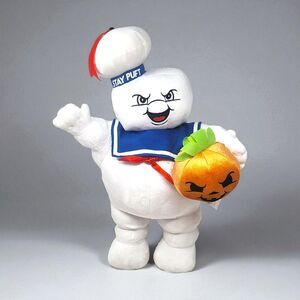 Ghostbusters Stay Puft Marshmallow Plush Stuffed 21" Standing Halloween Pumpkin